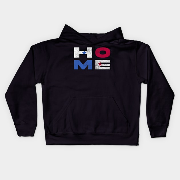 Home Panama Flag Panamanian Kids Hoodie by BramCrye